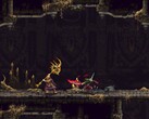 Un'immagine che raffigura il Penitente e un nemico in Blasphemous 2.