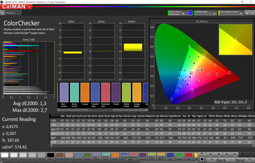 Precisione Colore (senza True Tone, spazio colore sRGB)