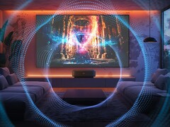 Il videoproiettore Lifestudio Grand EH-LS670 di Epson (nella foto) presenta diversi aggiornamenti rispetto al suo predecessore. (Fonte: Epson)