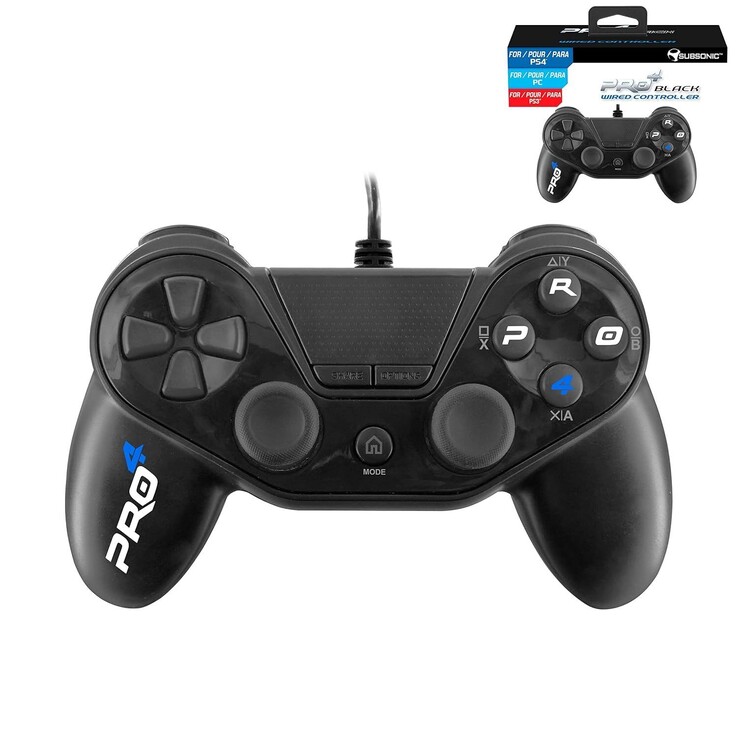 Il controller Pro4 Wired di Subsonic per PlayStation 4 costa meno di 20 euro su Amazon. In confronto, il Dual Shock 4 originale costa circa 60€. (Fonte: Amazon )