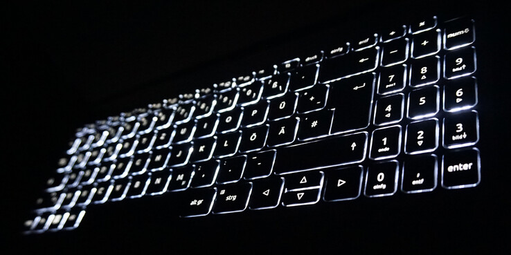 L'illuminazione della tastiera ha due livelli di luminosità.