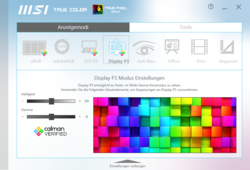 Profili di colore con la semplice pressione di un tasto con MSI True Color