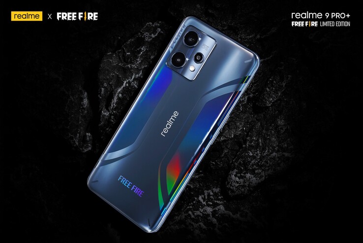 Il 9 Pro+ Free Fire Limited Edition debutterà presto. (Fonte: Realme)