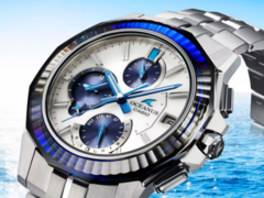 L&#039;orologio Casio Oceanus Manta OCWS6000PB7A è ora disponibile negli Stati Uniti. (Fonte: Casio)