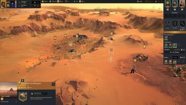 Un'immagine che mostra un combattimento in Dune: Spice Wars.