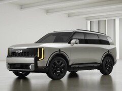 La Kia Telluride del 2027 raffigurata nella versione Ivory Silver
