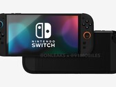 I rendering trapelati di Nintendo Switch 2 rivelano un display molto più grande di quello del suo predecessore. (Fonte: 91Mobiles & OnLeaks)