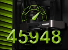 È possibile che la RTX 5090D di GeForce sia stata overcloccata per l'esecuzione del benchmark PassMark. (Fonte immagine: Nvidia/PassMark - modificato)