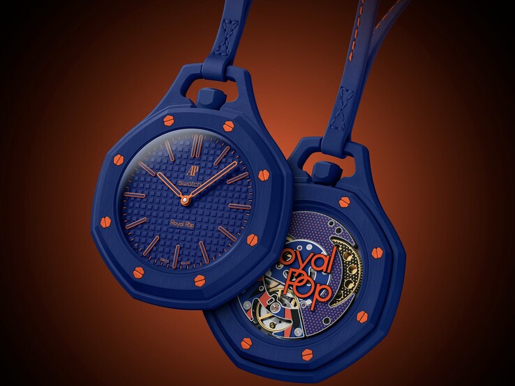 Il Royal Pop di Swatch x Audemars Piguet offre 90 ore di riserva di energia