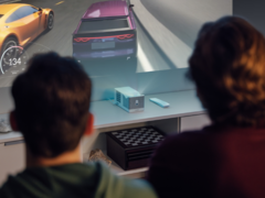 Philips Screeneo UL5 è un proiettore UST a triplo laser. (Fonte: Philips)