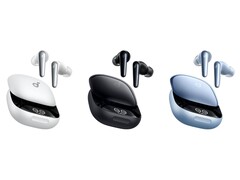 Secondo quanto riferito, l'Anker Soundcore Liberty 4 Pro sarà disponibile nei colori bianco, nero lucido e azzurro lucido - con una possibile colorazione verde in futuro. (Fonte immagine: @AnkerInsider via X/Twitter)