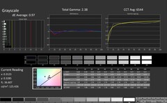 CalMAN: scala di grigi (calibrata)