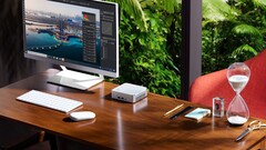 Il nuovo NUC 13 Pro dovrebbe occupare uno spazio minimo su una scrivania (fonte: Intel)