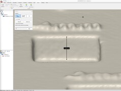 Misurazione della profondità di 4 mm sul banco Scanbench in QuickSurface