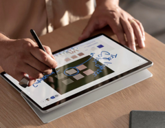 Il Surface Pro X rimane sostanzialmente invariato dopo il Microsoft Surface Event. (Immagine: Microsoft)