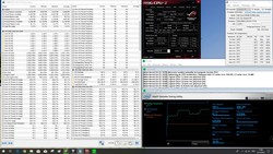 L'Intel Core i9-9900K durante uno stress test