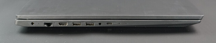 Alimentazione, LAN, HDMI (fino a 4K30), 2x USB 3.0, cuffie, USB-C (USB 3.0), microfono, power LED