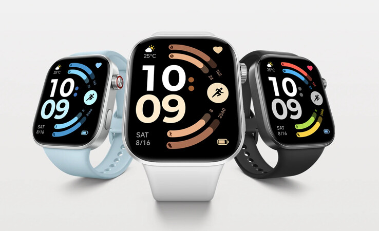 Il Redmi Watch 6 standard aggiunge un'opzione Glacier Blue alle varianti Obsidian Black e Silver Grey in cui è disponibile il Redmi Watch 6 NFC.