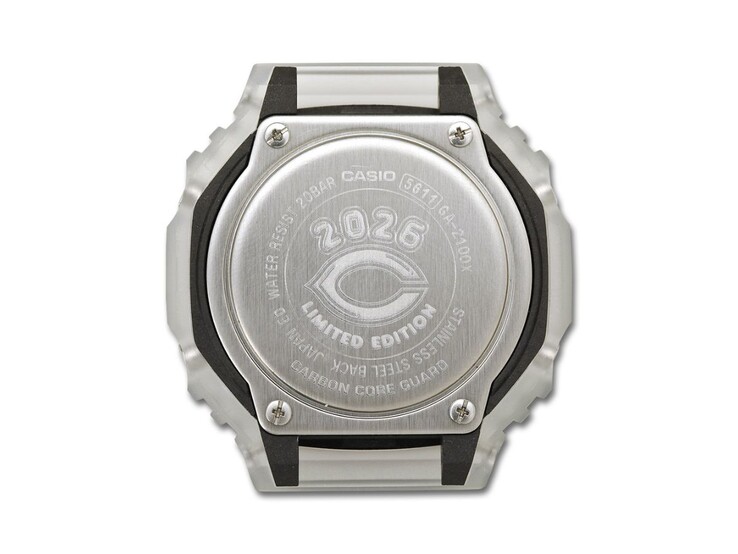 Il 2026 Casio G-Shock x Hiroshima Toyo Carp GA-2100X (fonte: negozio Hiroshima Toyo Carp)