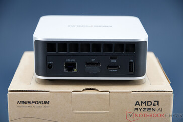 Minisforum AI X1 - Collegamenti sul pannello posteriore