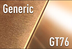 Un blocco di rame generico vs. un blocco di rame lucidato a CNC utilizzato nell'MSI GT76. (Immagine per gentile concessione: MSI)