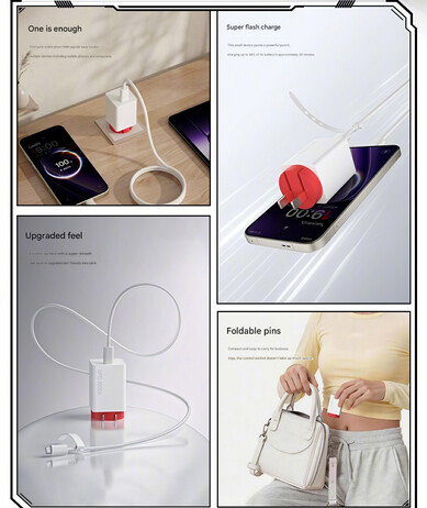 I punti salienti del caricabatterie SuperVOOC da 100W (traduzione automatica)