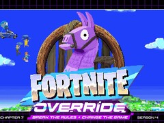 Immagine promozionale ufficiale di Fortnite Override.