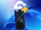 Mockup della console PS6 con il logo del gioco cloud PlayStation