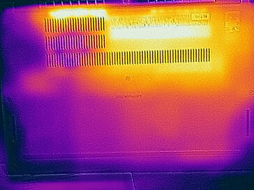 Temperature di superficie, lato inferiore (carico)