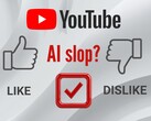 Viene mostrato il banner per la valutazione di YouTube AI slop