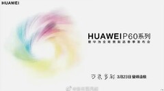 È stata fissata la data dell'evento di lancio del P60. (Fonte: Huawei)