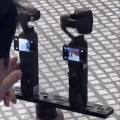 Osmo Pocket 3 e Osmo Pocket 4 da sinistra a destra. (Fonte immagine: via Igor Bogdanov)