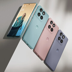 L'Edge 60 Fusion manterrà il linguaggio di design della serie Edge di Motorola. (Fonte immagine: via Evan Blass)