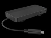 L'USB-C Dual Display Travel Dock può ricaricare un computer portatile fino a 100 W con un alimentatore compatibile. (Fonte: Lenovo)