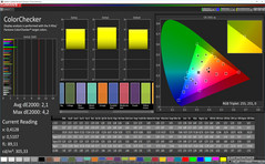 Colori misti (profilo: simple, gamma di colore target: sRGB)