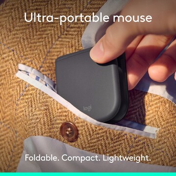 Il mouse Logitech è completamente piatto.