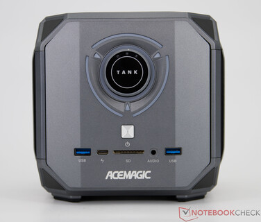 Acemagic M1A Pro+ - Collegamenti sul pannello anteriore