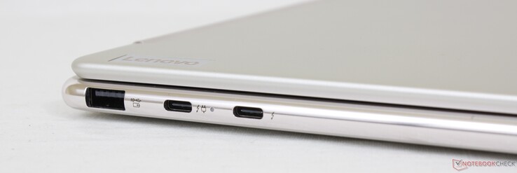 A sinistra: USB-A 3.2 Gen. 2, 2x USB-C con Thunderbolt 4