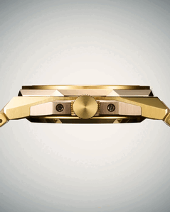 Citizen NB6085-57W vista laterale che mostra la corona.