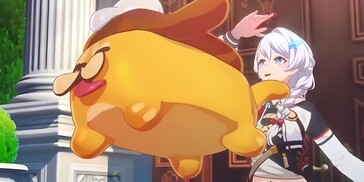 Il nuovo gioco Honkai Kiana e la creatura (Fonte immagine: HoYoverse)
