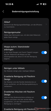 Numerose impostazioni