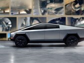 Le foto spia di un Tesla Cybertruck in panne hanno rivelato il suo sistema di sospensioni. (Fonte: Tesla &amp; Electrek - modifica)