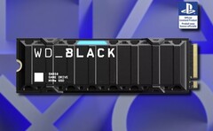 Il WD_BLACK SN850 per PS5 dispone anche di un LED blu per coloro che tengono il pannello laterale della console rimosso. (Fonte: Western Digital/Sony - modifica)