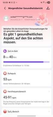 Honor App per la salute