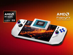 L'MSI Claw A8 è il primo portatile da gioco ad essere fornito con l'APU Ryzen Z2 Extreme di AMD. (Fonte: MSI)