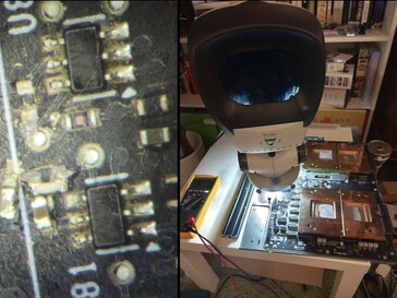 È stato necessario riparare un sensore di temperatura difettoso. (Fonte immagine: David Noel Ng)