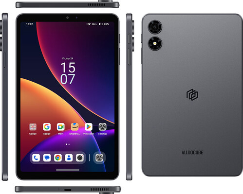 Alldocube iPlay 80 mini Pro ripreso da diverse angolazioni