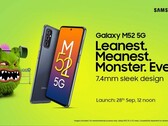 Il Galaxy M52 è ancora in arrivo. (Fonte: Samsung)