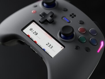 Parte anteriore del controller Genki Manta.