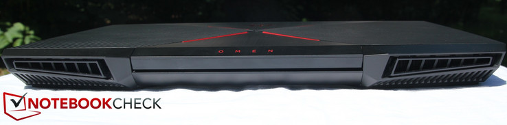 rear: fan vents